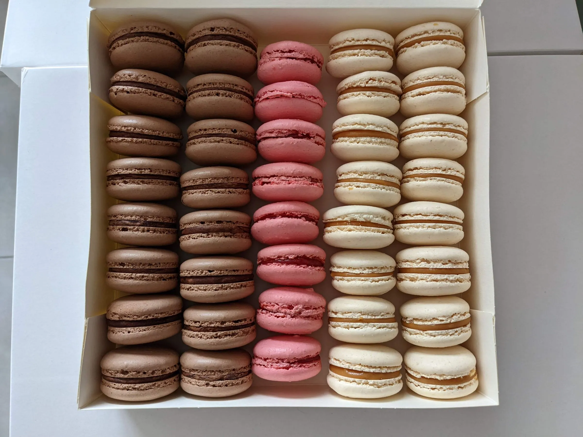 Boîte de macarons assortis prête à offrir